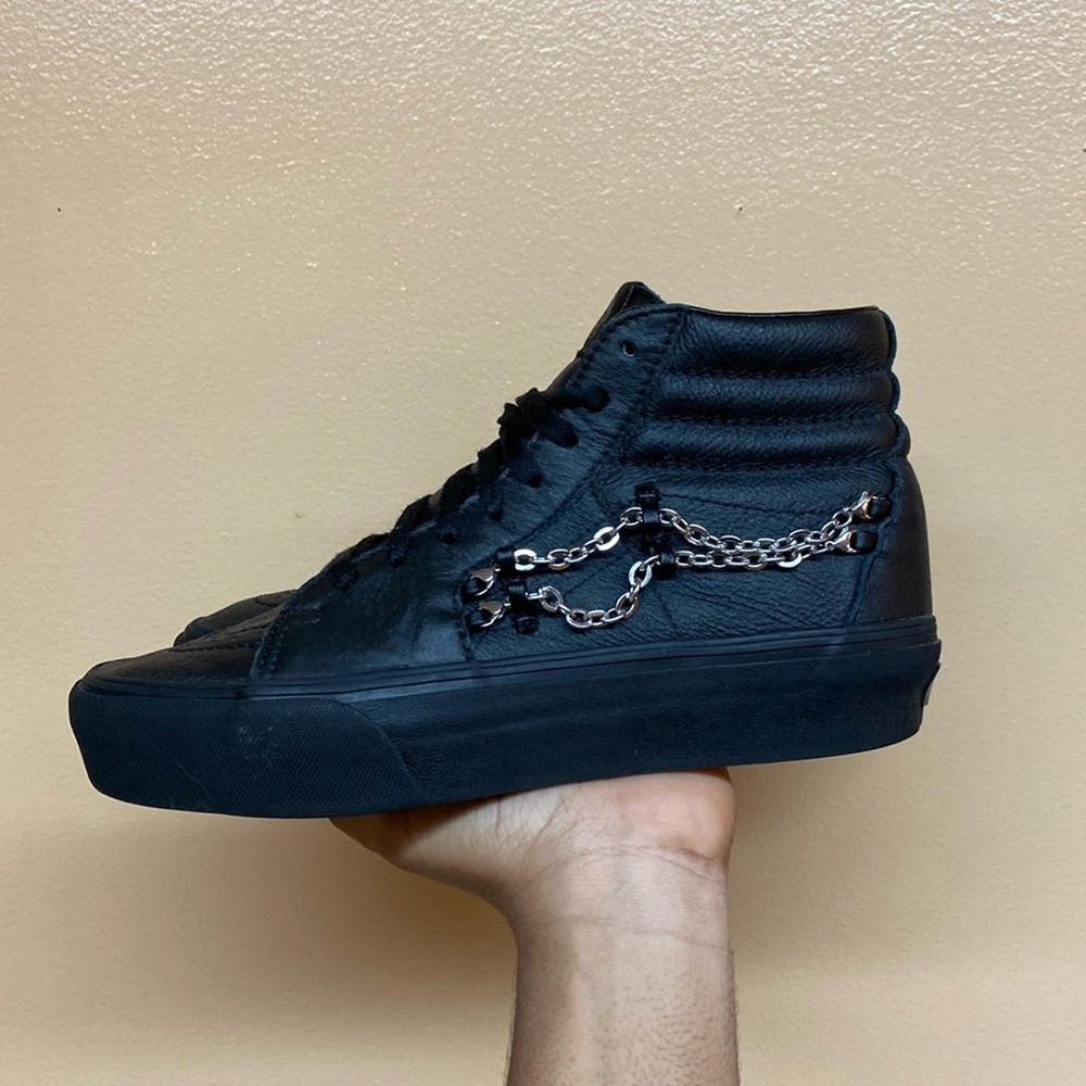 Vans Sk8 Hi Platform 2 Black Chain Links - Picture 4 of 16